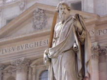 Statue of St Paul at the Vatican.